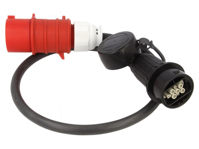 Kabel: eMobility; 1x0,5mm2,5x6mm2; 440V; 22kW; IP44; 0,96m; 32A Kabel: eMobility; 1x0,5mm2,5x6mm2; 440V; 22kW; IP44; 0,96m; 32A